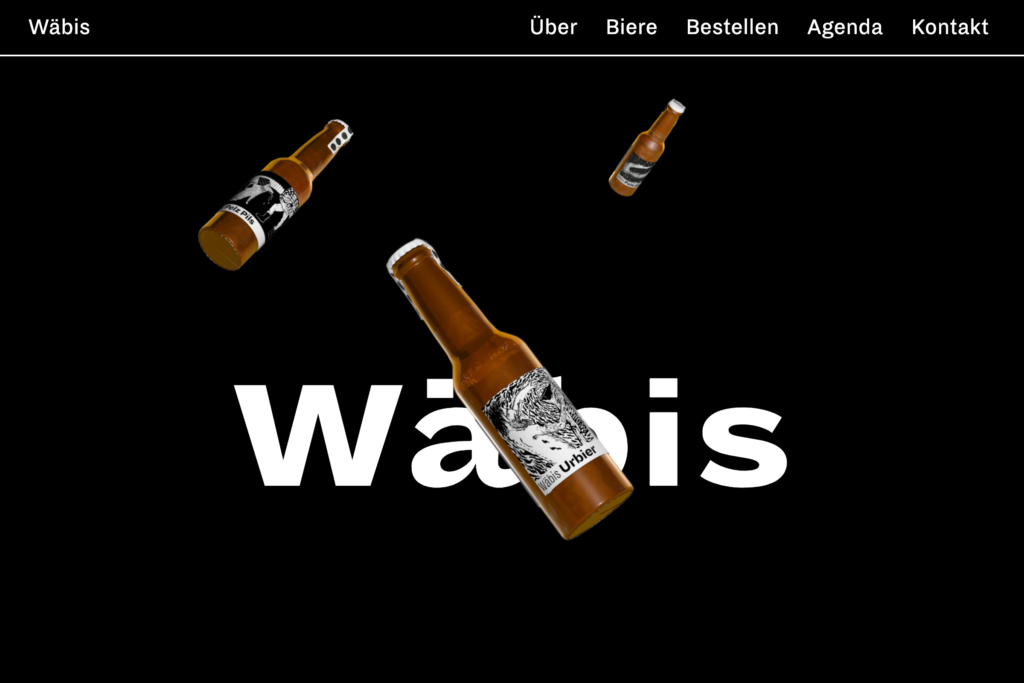 Captns – Wäbis Bier – Webseite Startseite