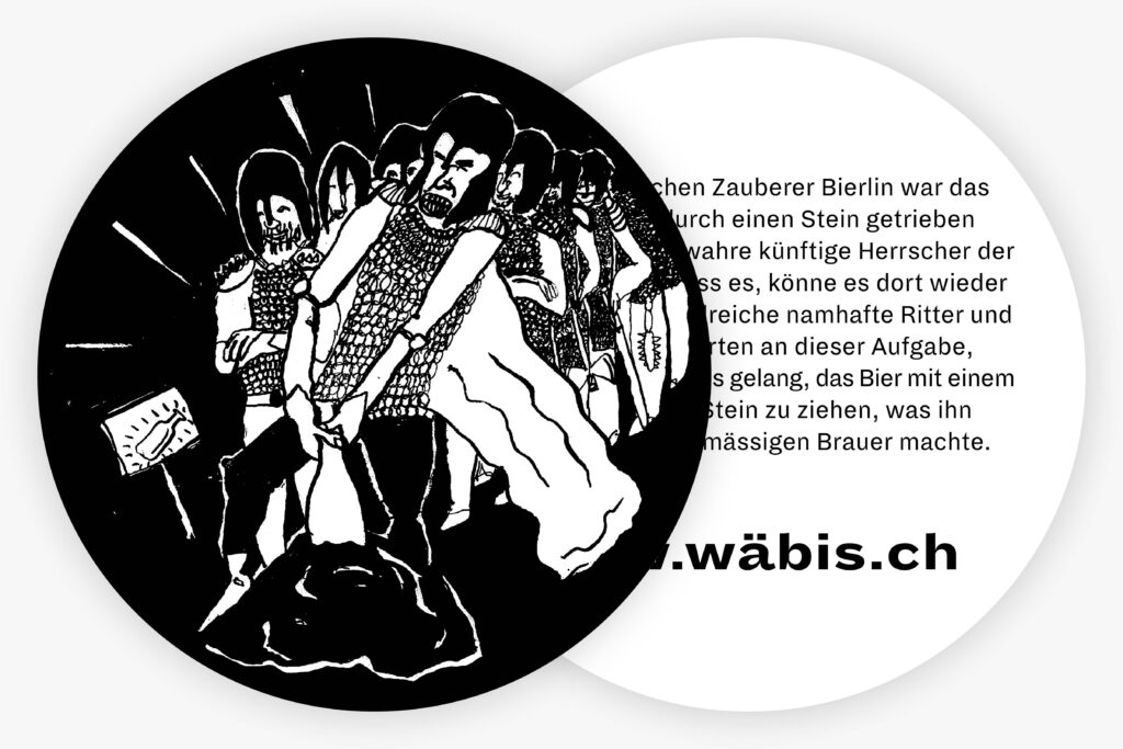 Captns – Erscheinungsbild Wäbis Bier – Bierdeckel