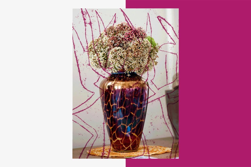 Captns Konzept und Gestaltung: Flyer Ausstellung «Blumen Vasen Bild»