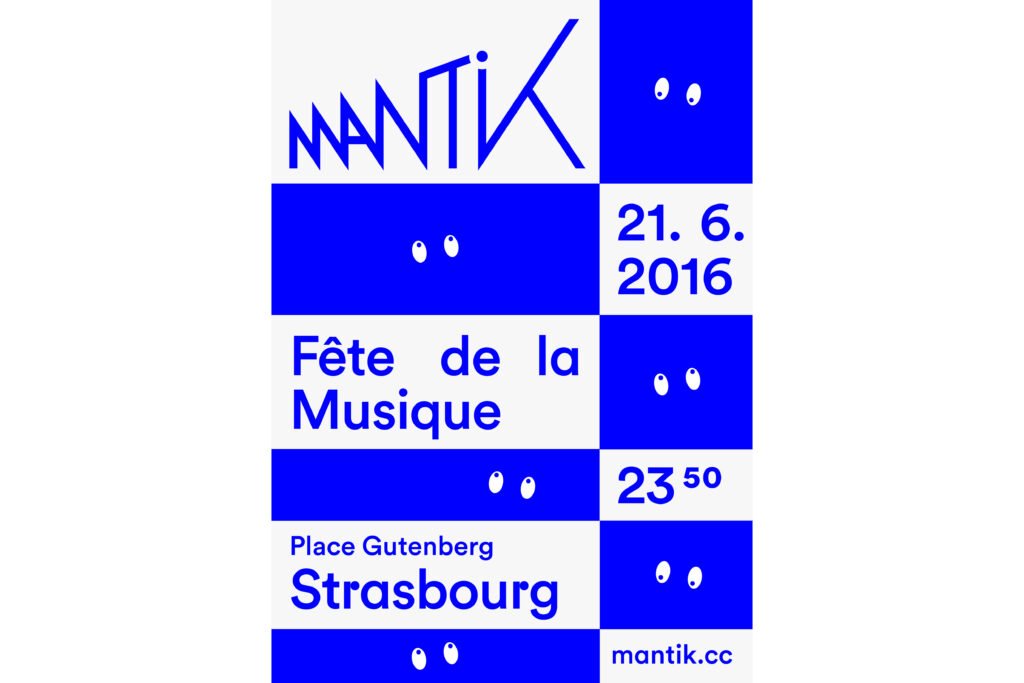 Captns Konzept und Gestaltung: Mantik Band Flyer