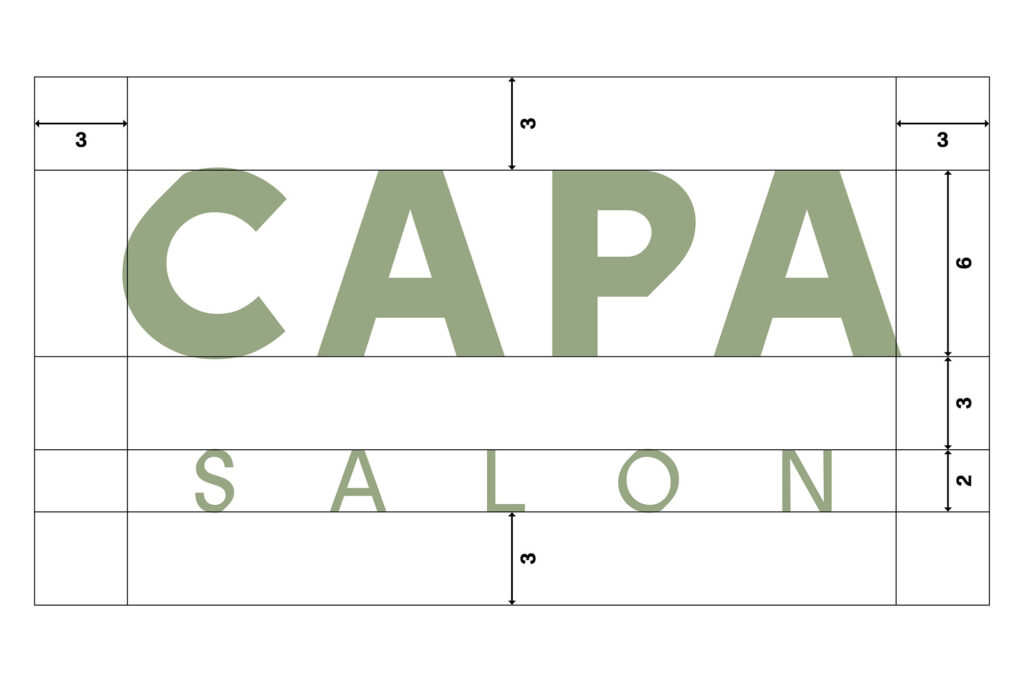 Visuelle Identitaet CAPA Salon: Logo Wortmarke