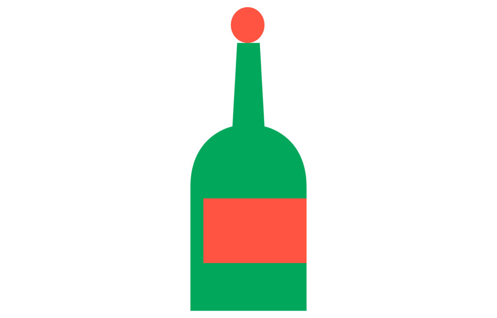Icons für die Theke Bern: Flasche