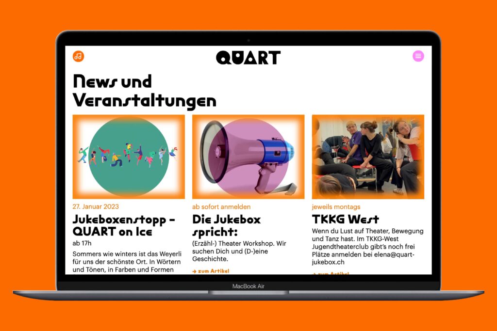 Captns Konzept und Gestaltung: Visuelle Identität Quart