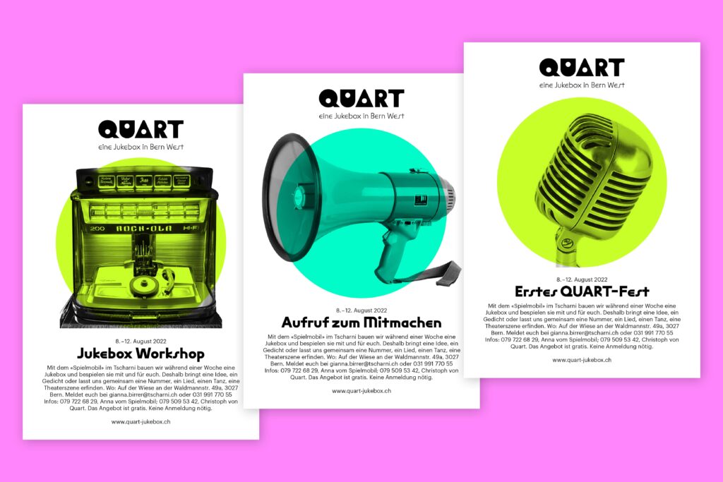 Captns Konzept und Gestaltung: Visuelle Identität Quart