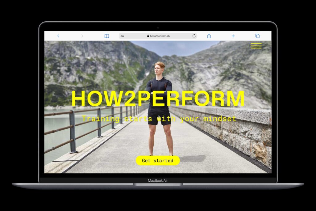 Captns Konzept und Gestaltung: Visuelle Identität Personal Trainer Jonas Stalder HOW2PERFORM